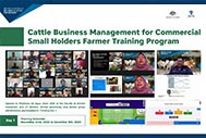 Cattle Business Management for Commercial Small Holders Farmer Training Program